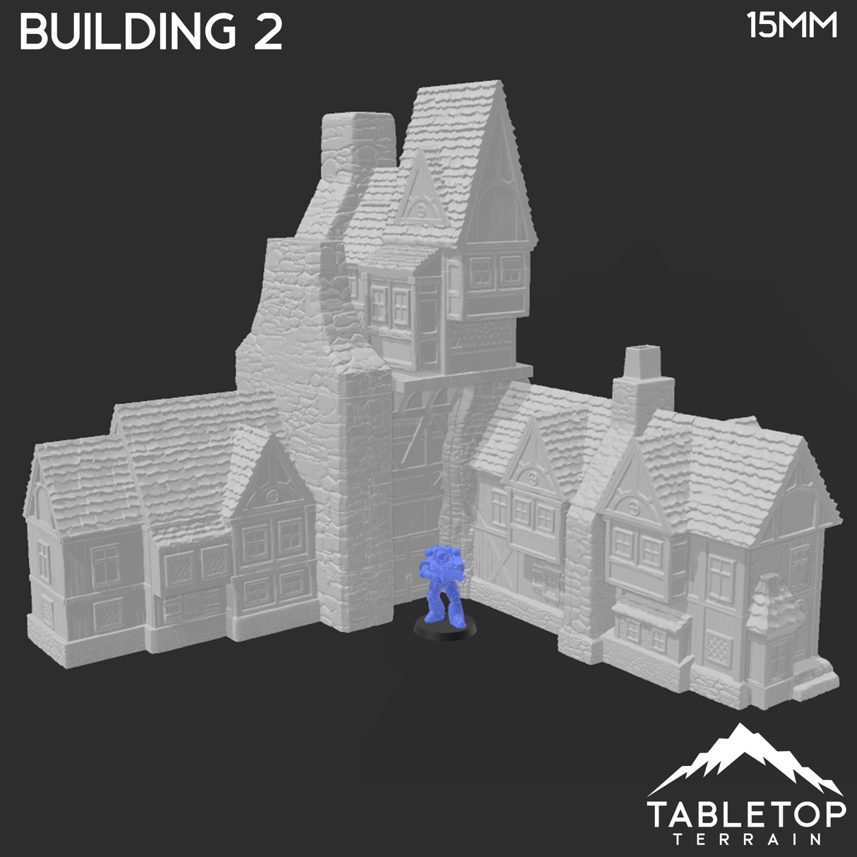 Tabletop Terrain Building Building 2 - Town of Grexdale - Fantasy Building