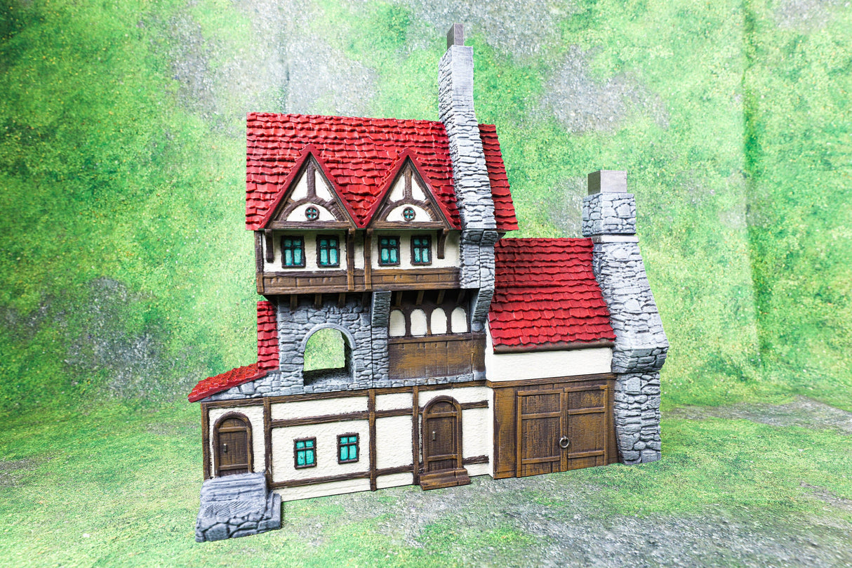 Tabletop Terrain Building Building 3 - Town of Grexdale - Fantasy Building