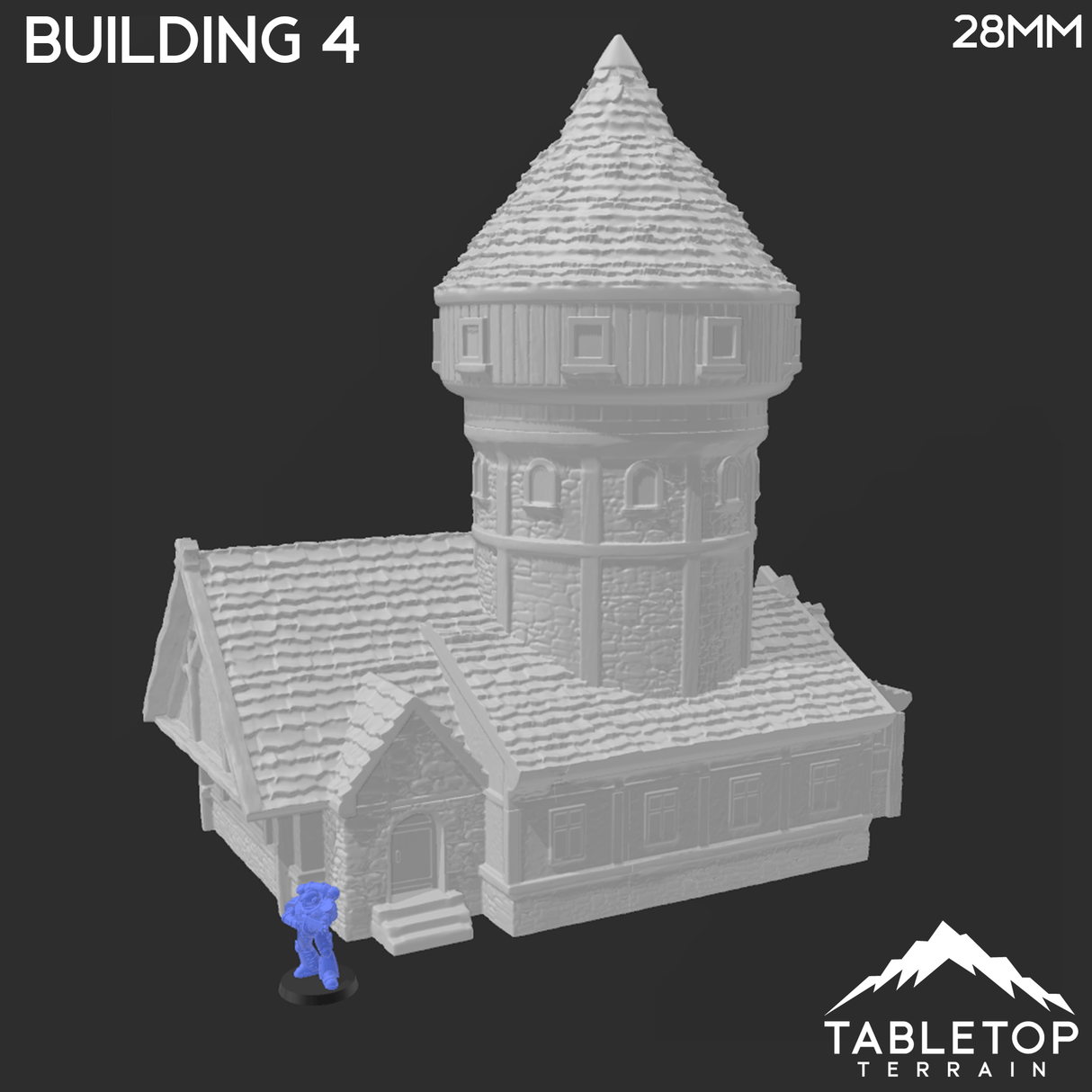 Tabletop Terrain Building Building 4 - Town of Grexdale - Fantasy Building