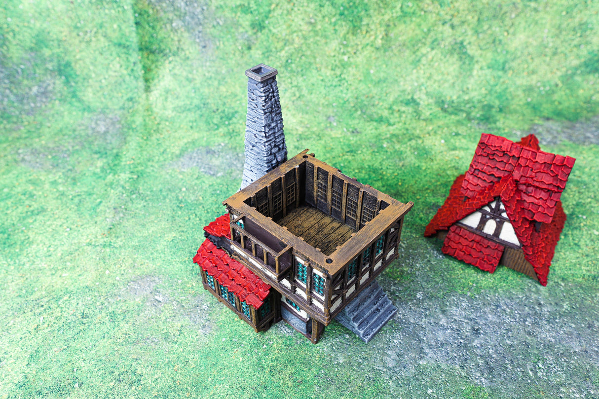 Tabletop Terrain Building Building 5 - Town of Grexdale - Fantasy Building
