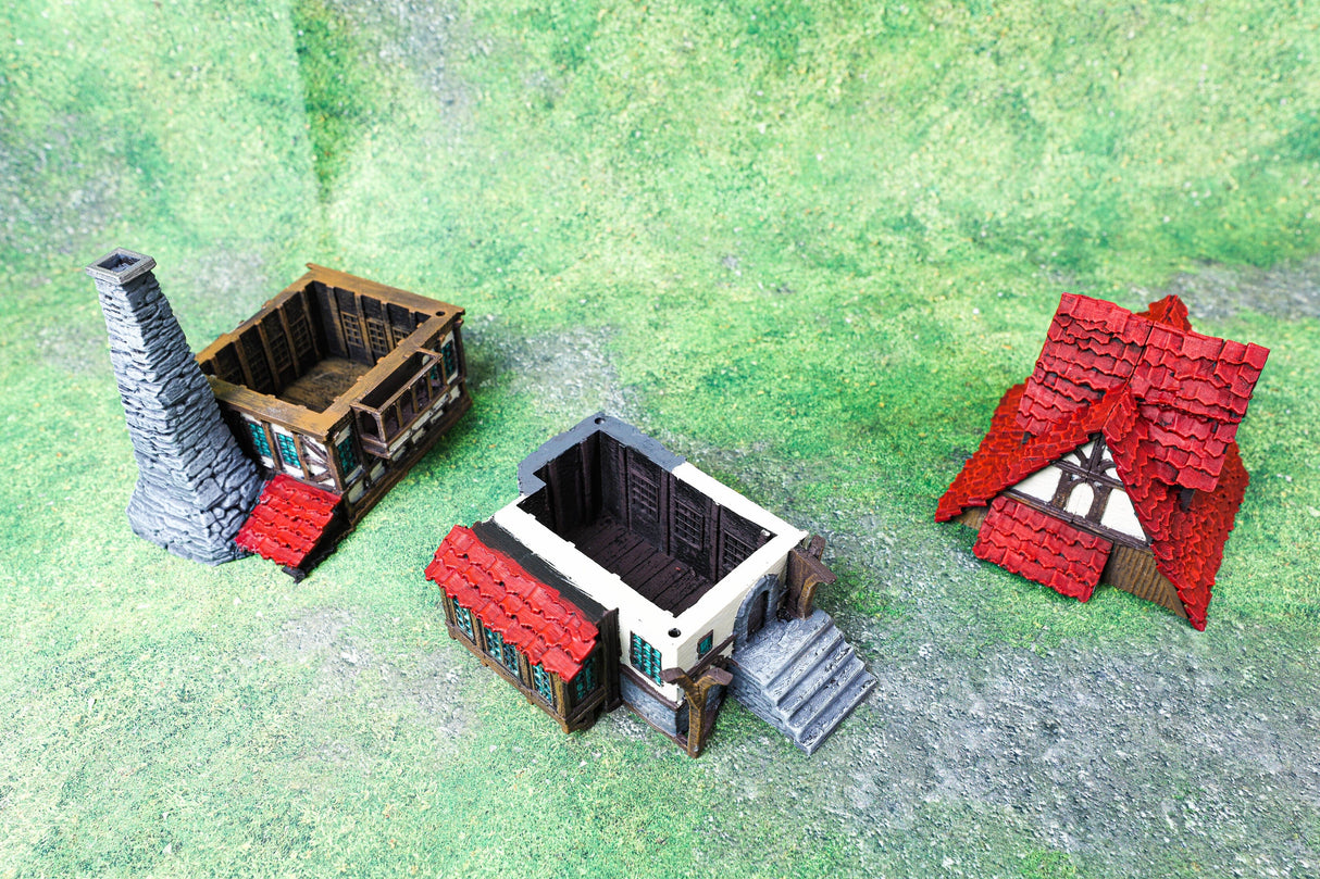 Tabletop Terrain Building Building 5 - Town of Grexdale - Fantasy Building