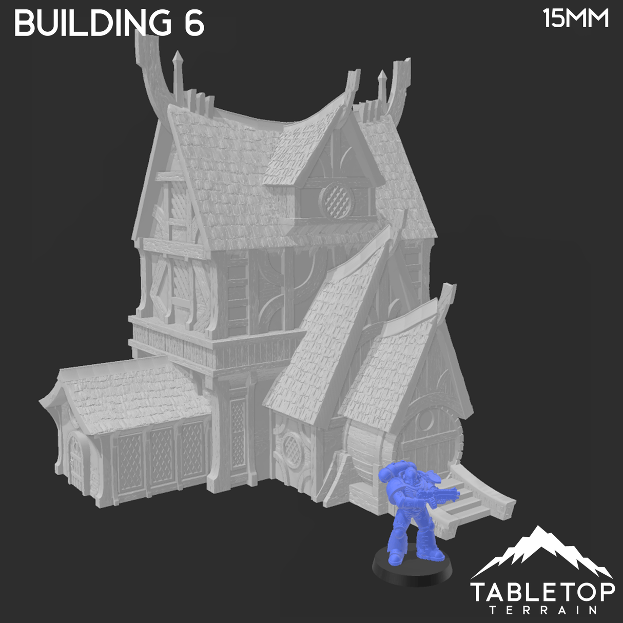 Tabletop Terrain Building Building 6 - City of Spiritdale - Fantasy Building