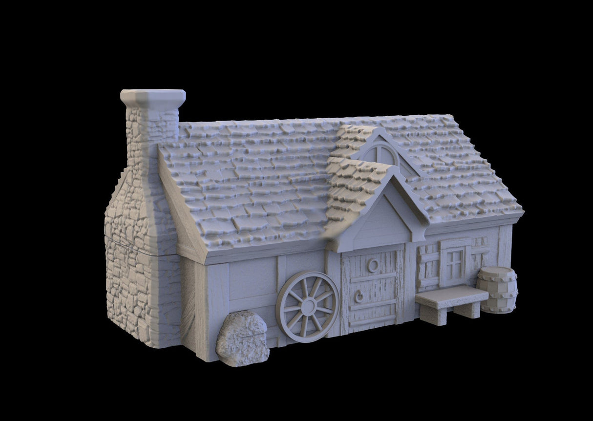 Tabletop Terrain Building Building 6 - Town of Grexdale - Fantasy Building
