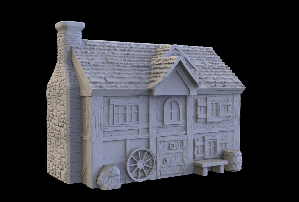 Tabletop Terrain Building Building 6 - Town of Grexdale - Fantasy Building