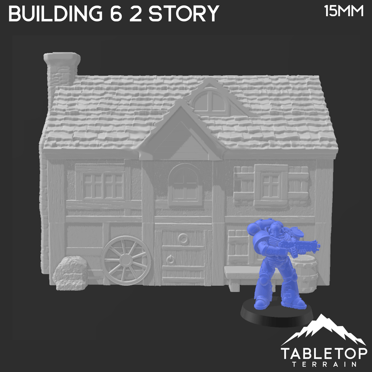 Tabletop Terrain Building Building 6 - Town of Grexdale - Fantasy Building
