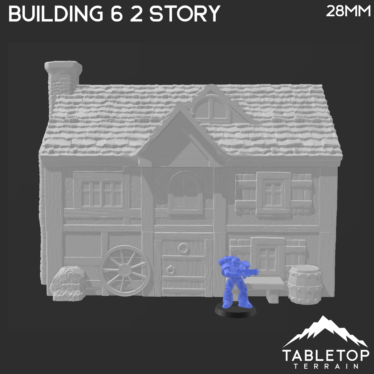 Tabletop Terrain Building Building 6 - Town of Grexdale - Fantasy Building