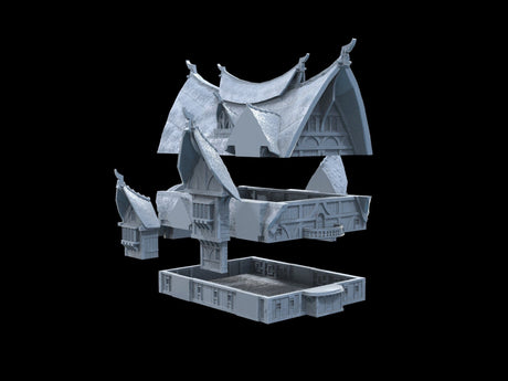 Tabletop Terrain Building Building 7 - City of Spiritdale - Fantasy Building