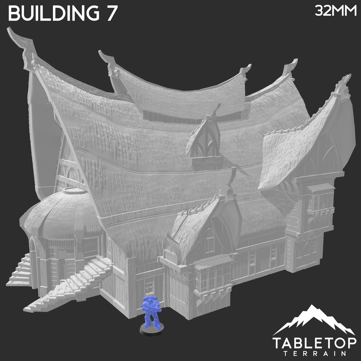 Tabletop Terrain Building Building 7 - City of Spiritdale - Fantasy Building