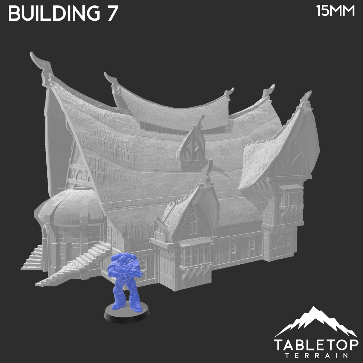 Tabletop Terrain Building Building 7 - City of Spiritdale - Fantasy Building