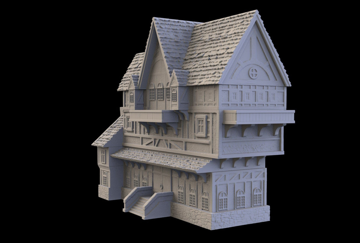 Tabletop Terrain Building Building 7 - Town of Grexdale - Fantasy Building