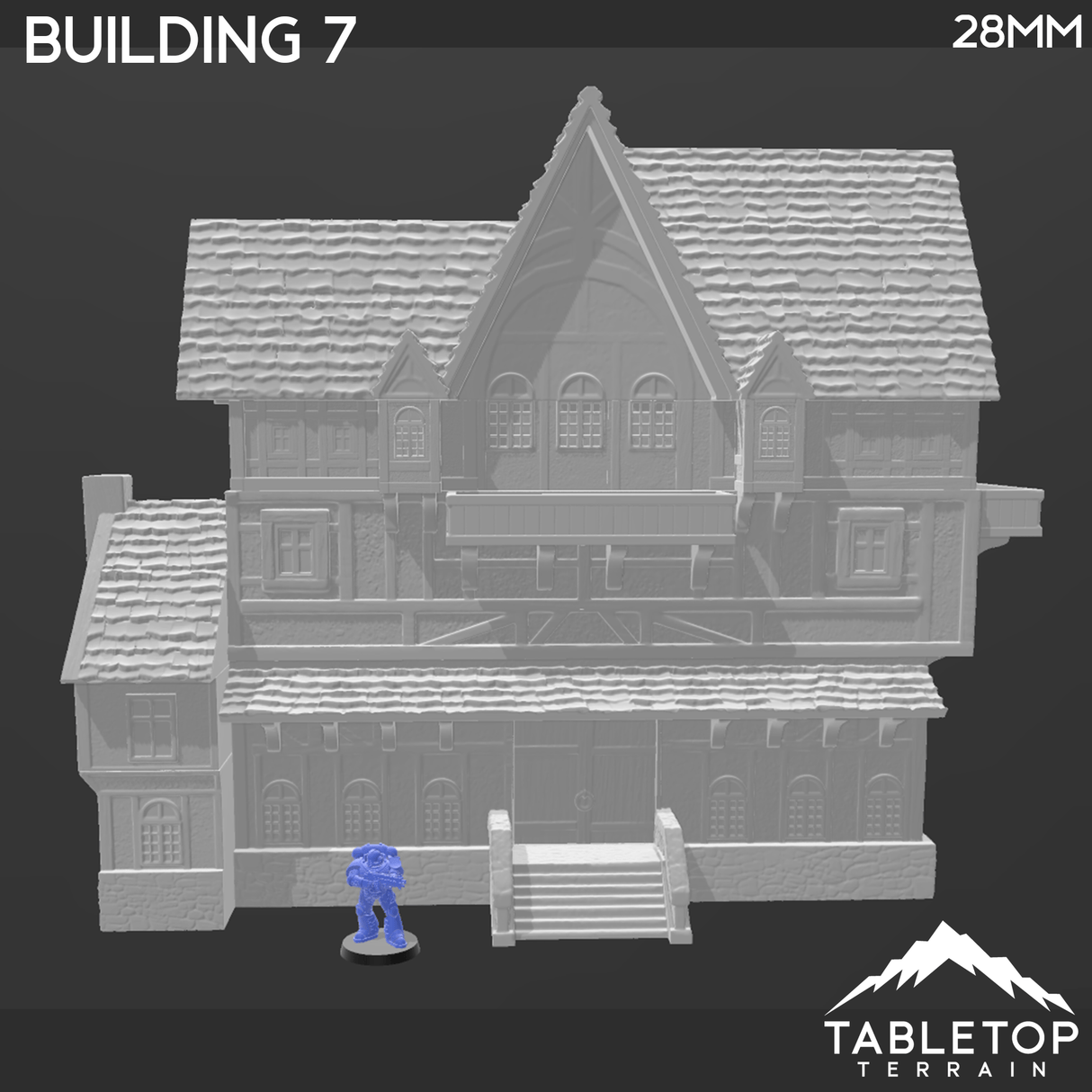 Tabletop Terrain Building Building 7 - Town of Grexdale - Fantasy Building
