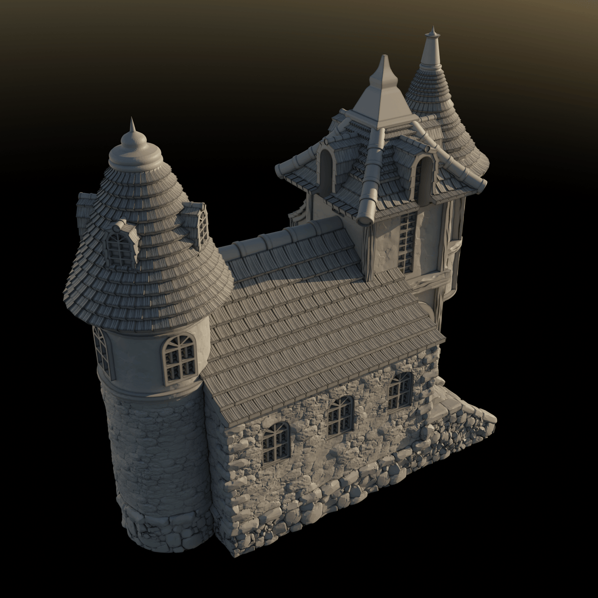 Tabletop Terrain Building Building 8 - City of Spiritdale - Fantasy Building