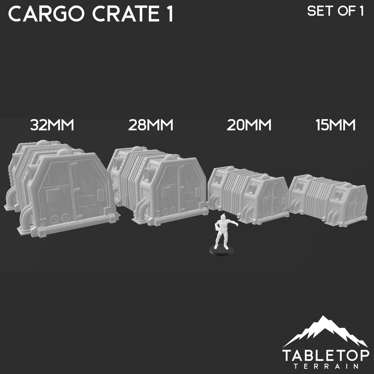 Tabletop Terrain Building Cargo Scatter Set - Star Wars Legion Scatter Terrain