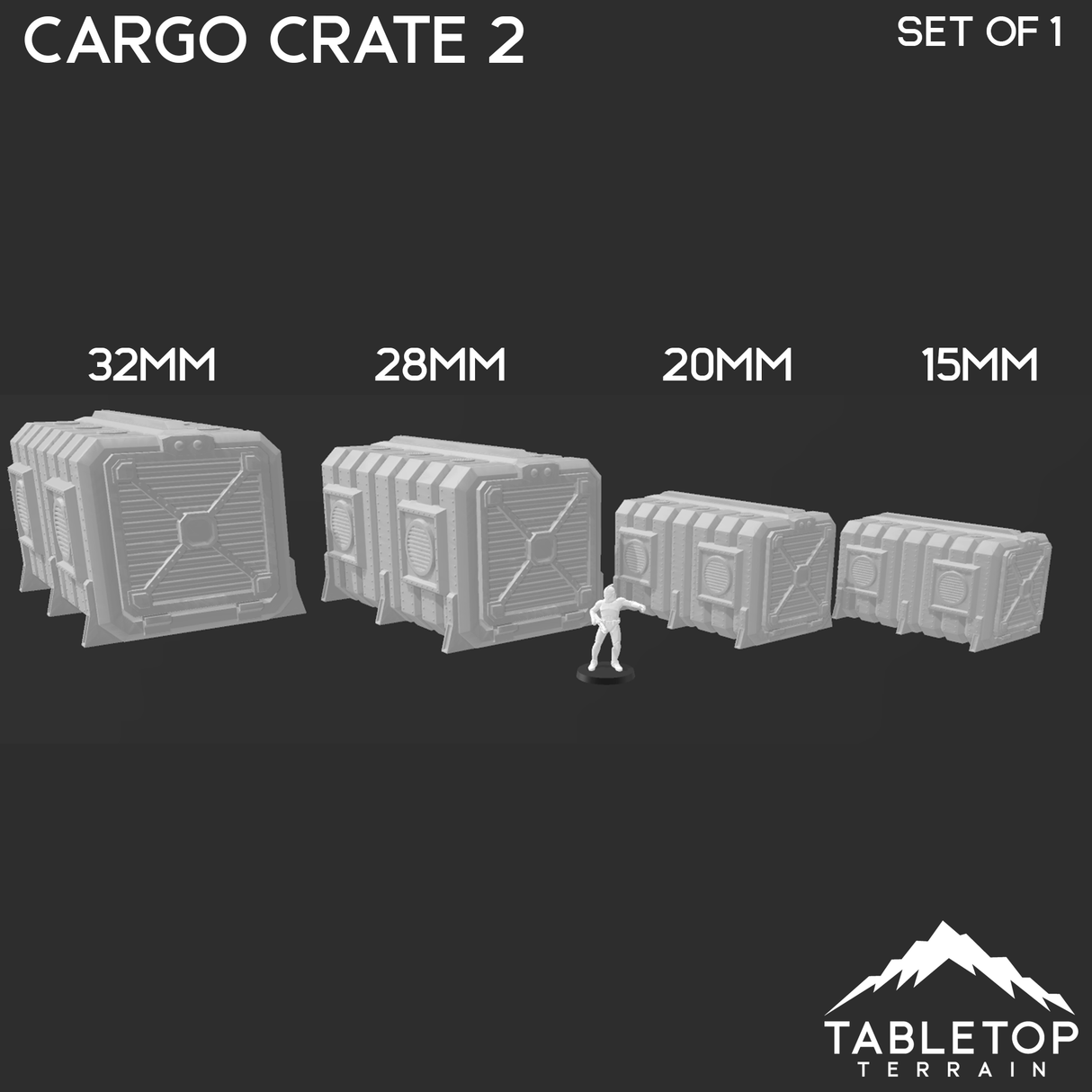 Tabletop Terrain Building Cargo Scatter Set - Star Wars Legion Scatter Terrain