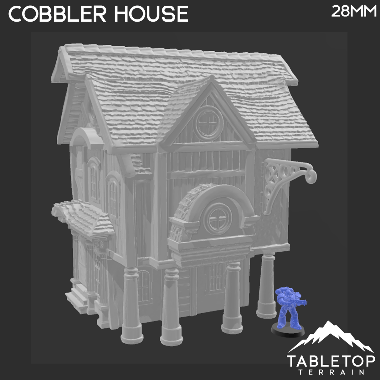Tabletop Terrain Building Cobbler House - Town of Grexdale - Fantasy Building