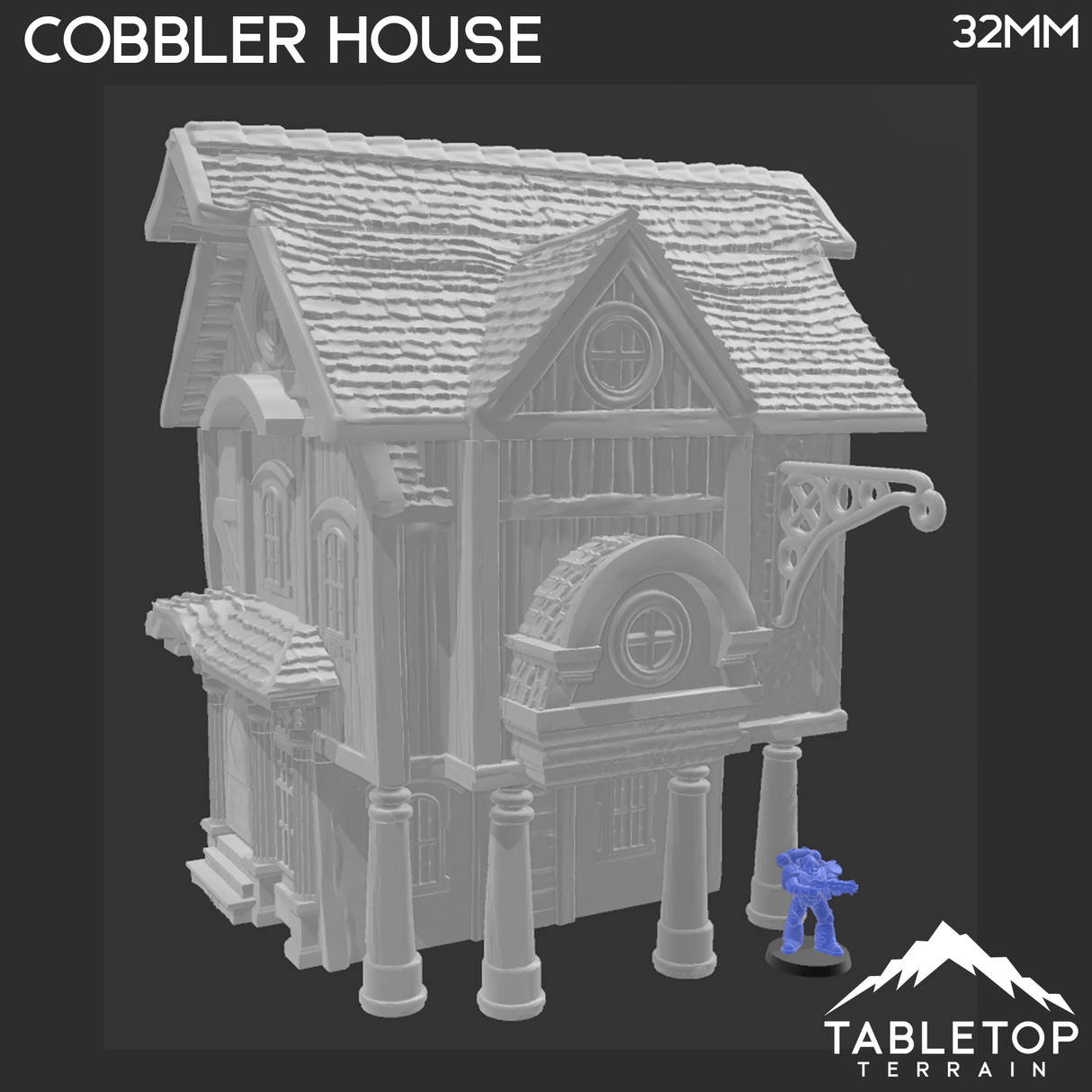 Tabletop Terrain Building Cobbler House - Town of Grexdale - Fantasy Building