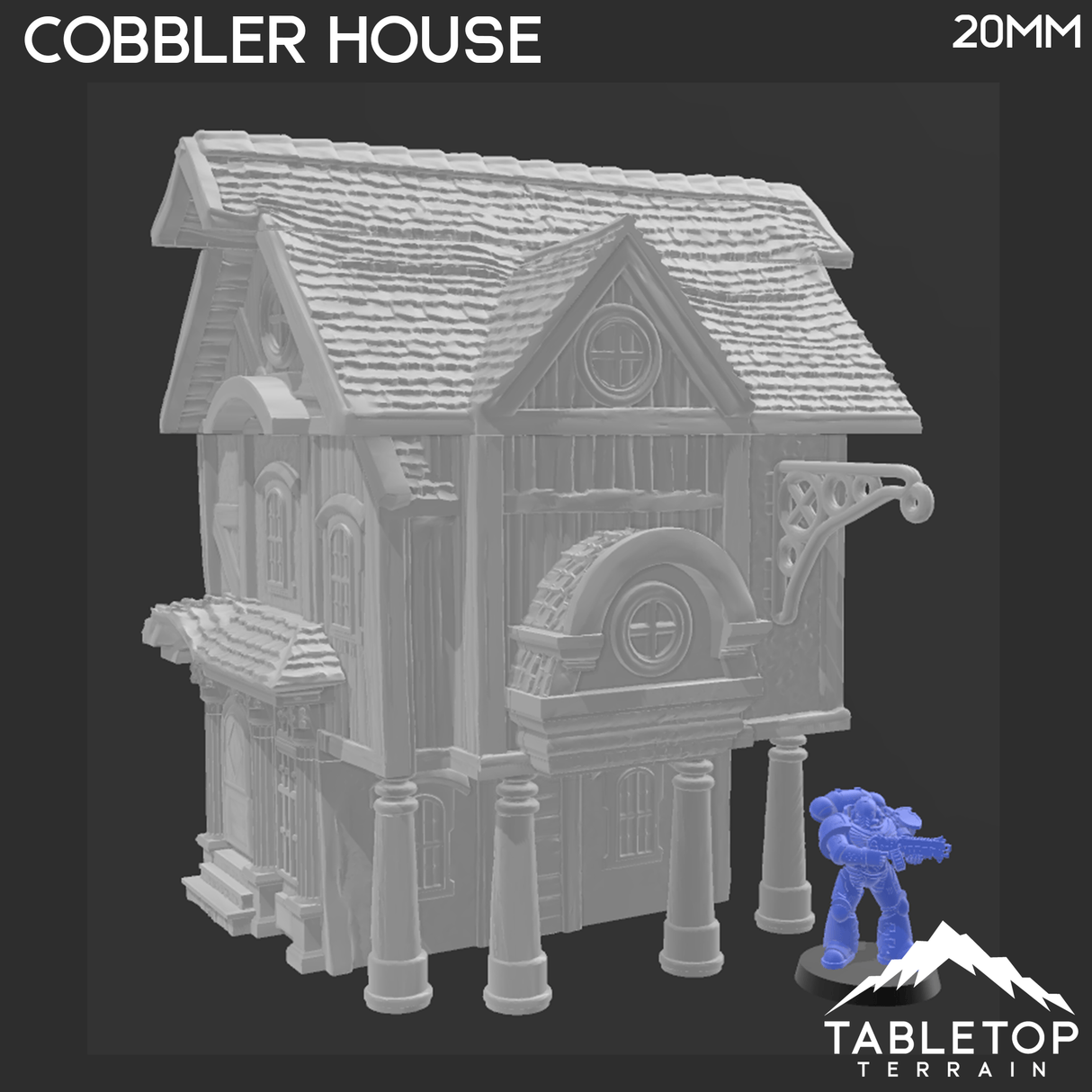 Tabletop Terrain Building Cobbler House - Town of Grexdale - Fantasy Building