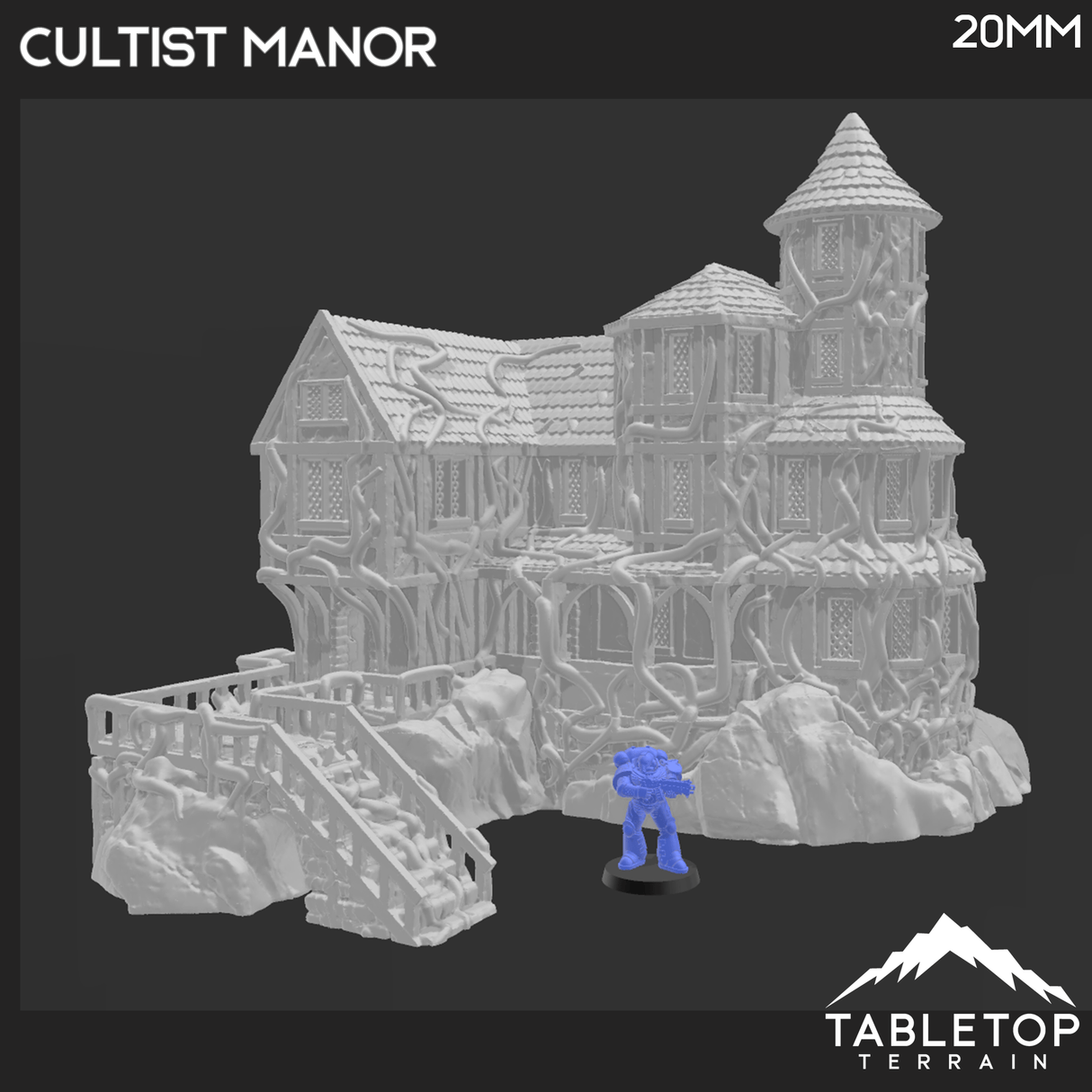 Tabletop Terrain Building Cultist Manor