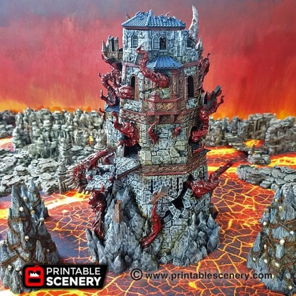 Tabletop Terrain Building Demonhelm - Fantasy Building