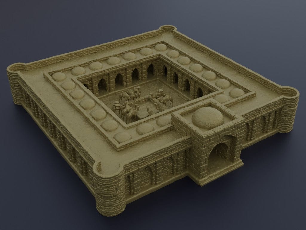 Tabletop Terrain Building Desert Caravanserai