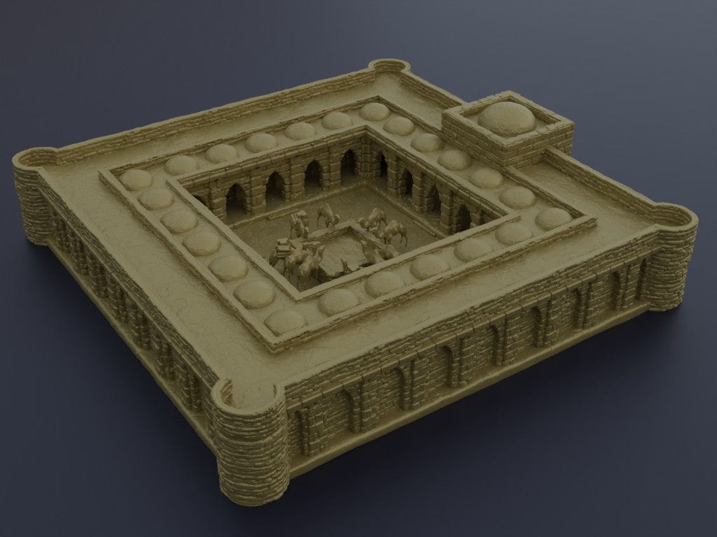Tabletop Terrain Building Desert Caravanserai