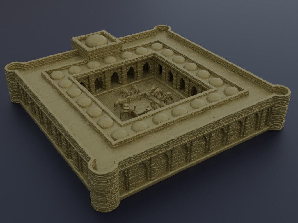 Tabletop Terrain Building Desert Caravanserai