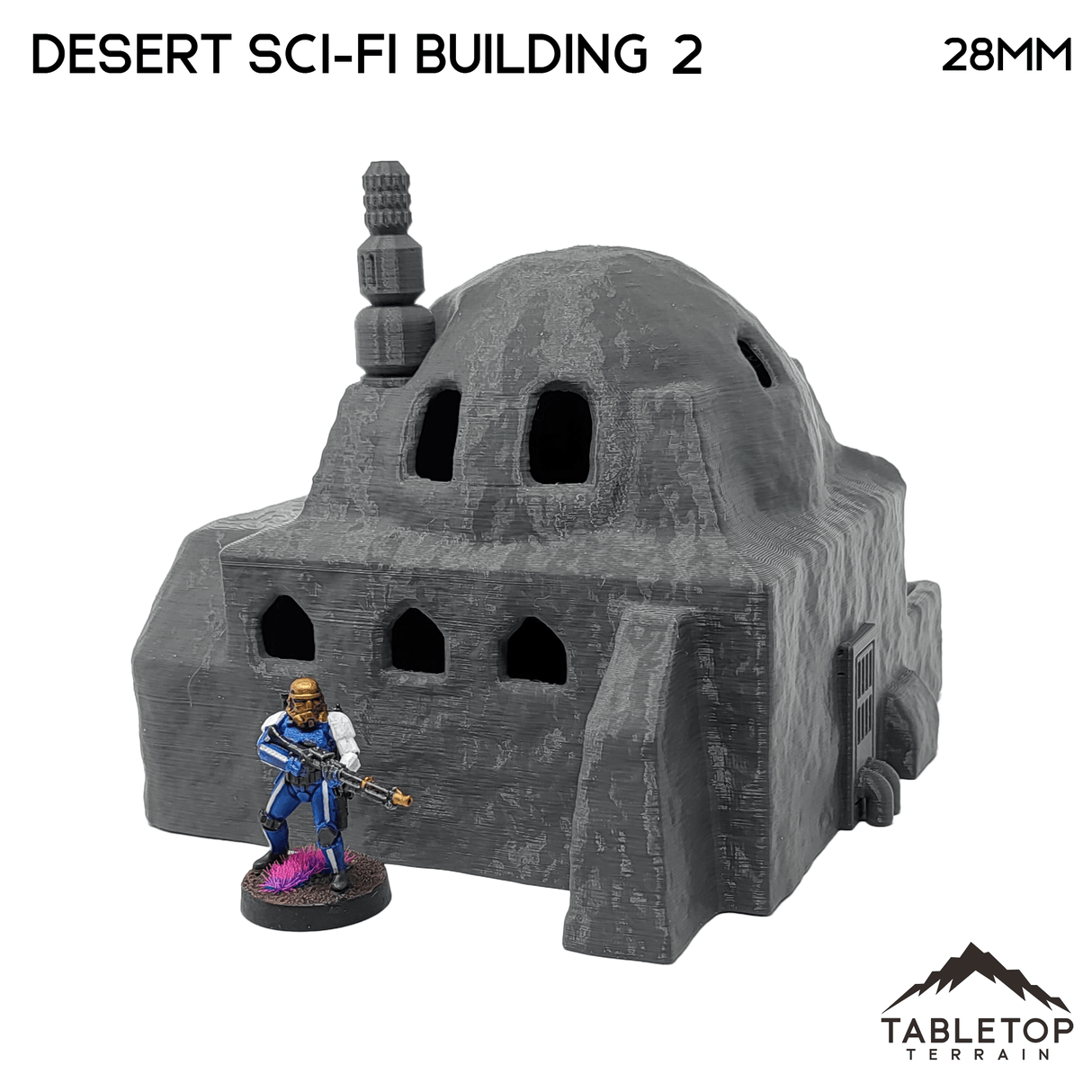 Tabletop Terrain Building Desert Sci-Fi Building 2