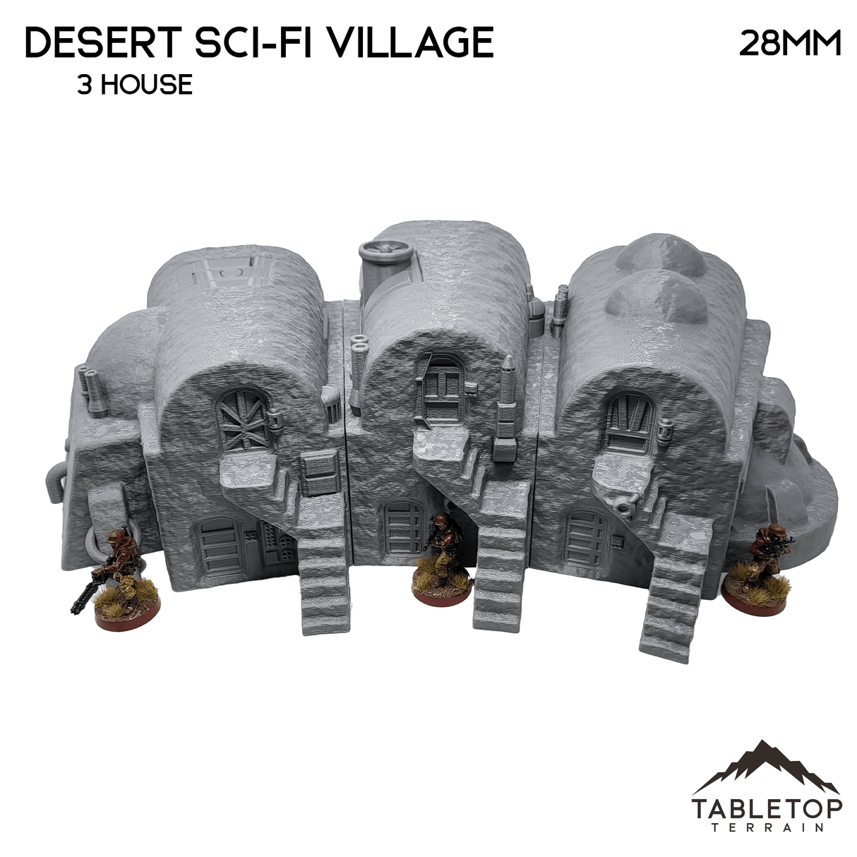 Tabletop Terrain Building Desert Sci-Fi Village - Star Wars Legion Building