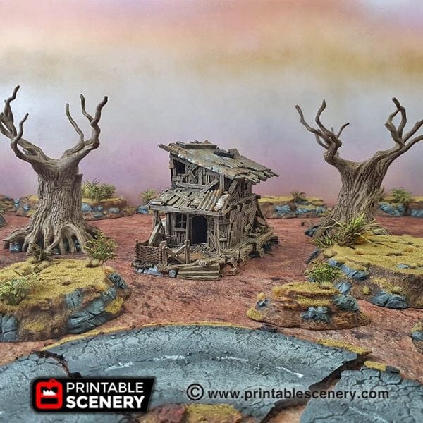 Tabletop Terrain Building Desert Shanty - Apocalyptic Fantasy Building