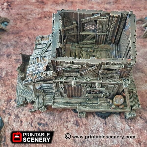 Tabletop Terrain Building Desert Shanty - Apocalyptic Fantasy Building