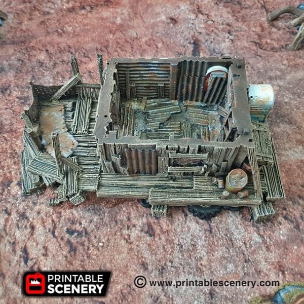 Tabletop Terrain Building Desert Shanty - Apocalyptic Fantasy Building