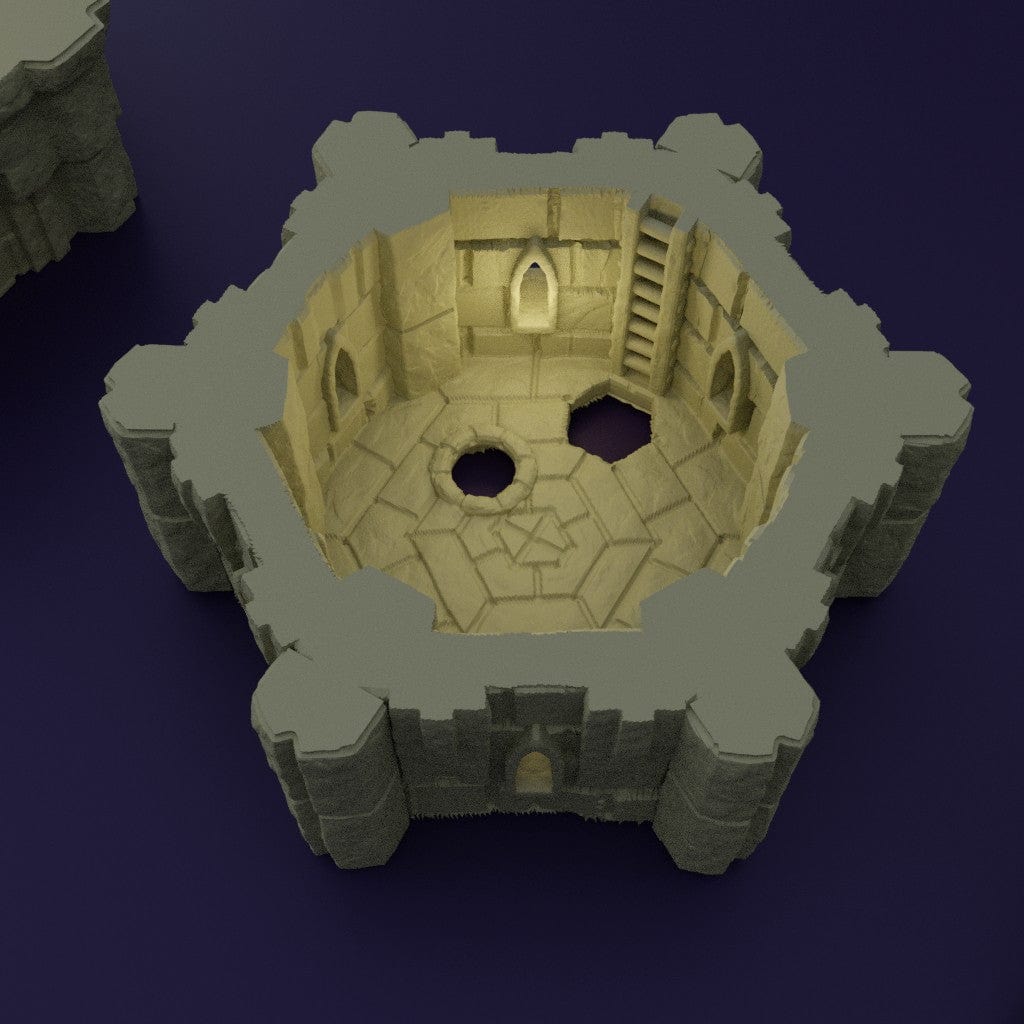 Tabletop Terrain Building Dwarf Bombard Tower