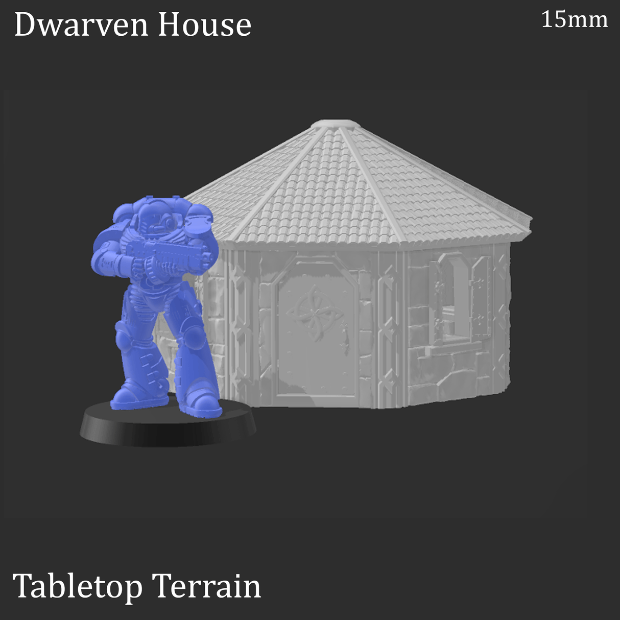 Tabletop Terrain Building Dwarven House - Fantasy Building
