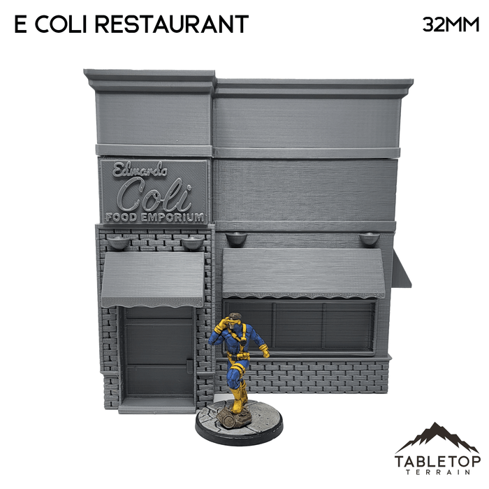 Tabletop Terrain Building E Coli Restaurant - Marvel Crisis Protocol Building