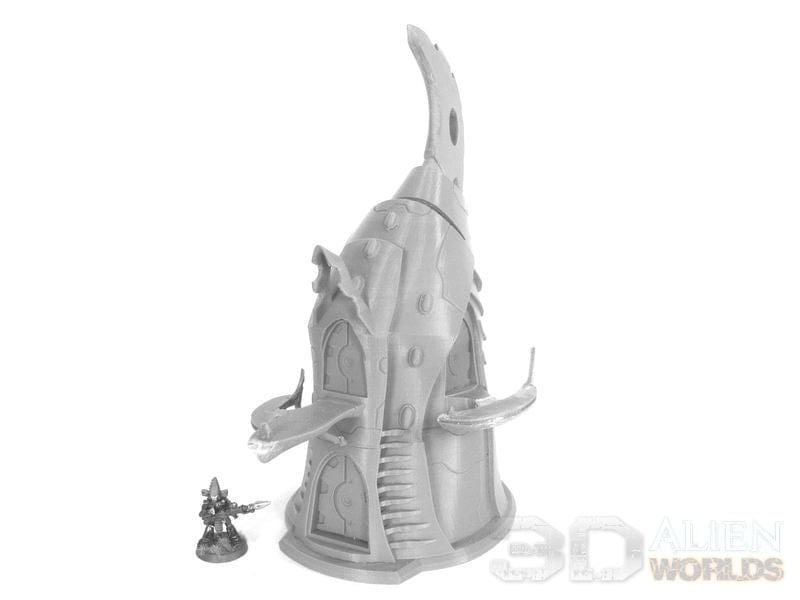Tabletop Terrain Building Eldar Brilliant Lance Shrine - 40k Eldar Terrain