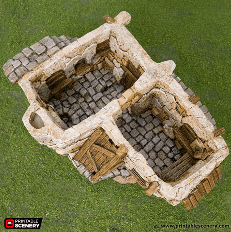 Tabletop Terrain Building Fisherman's Hut - Hagglethorn Hollow - Fantasy Building