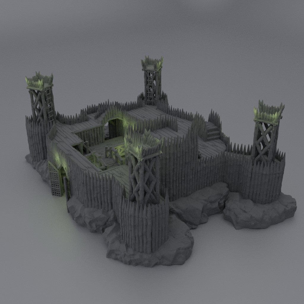 Tabletop Terrain Building Fortified River Camp