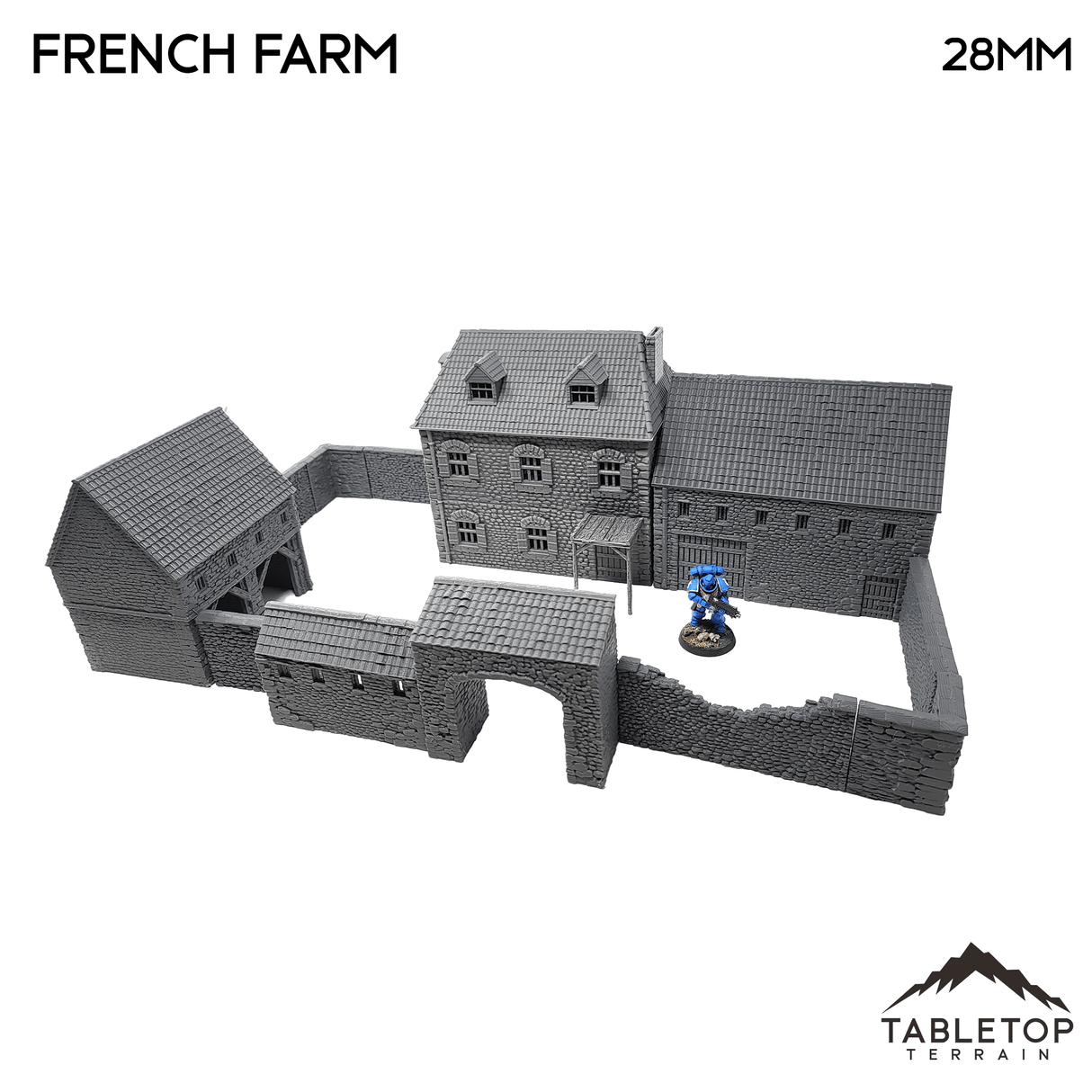 Tabletop Terrain Building French Farm - WWII - Building