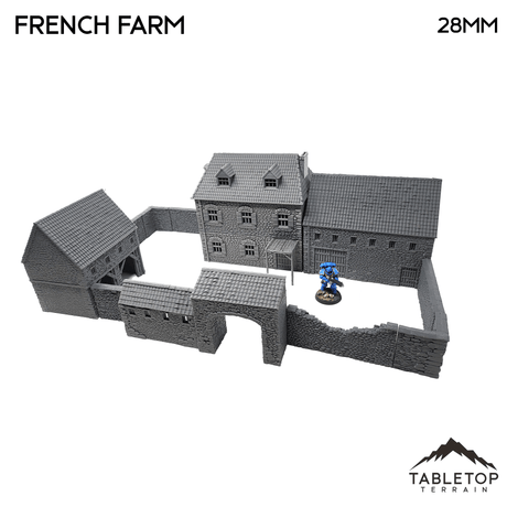Tabletop Terrain Building French Farm - WWII - Building