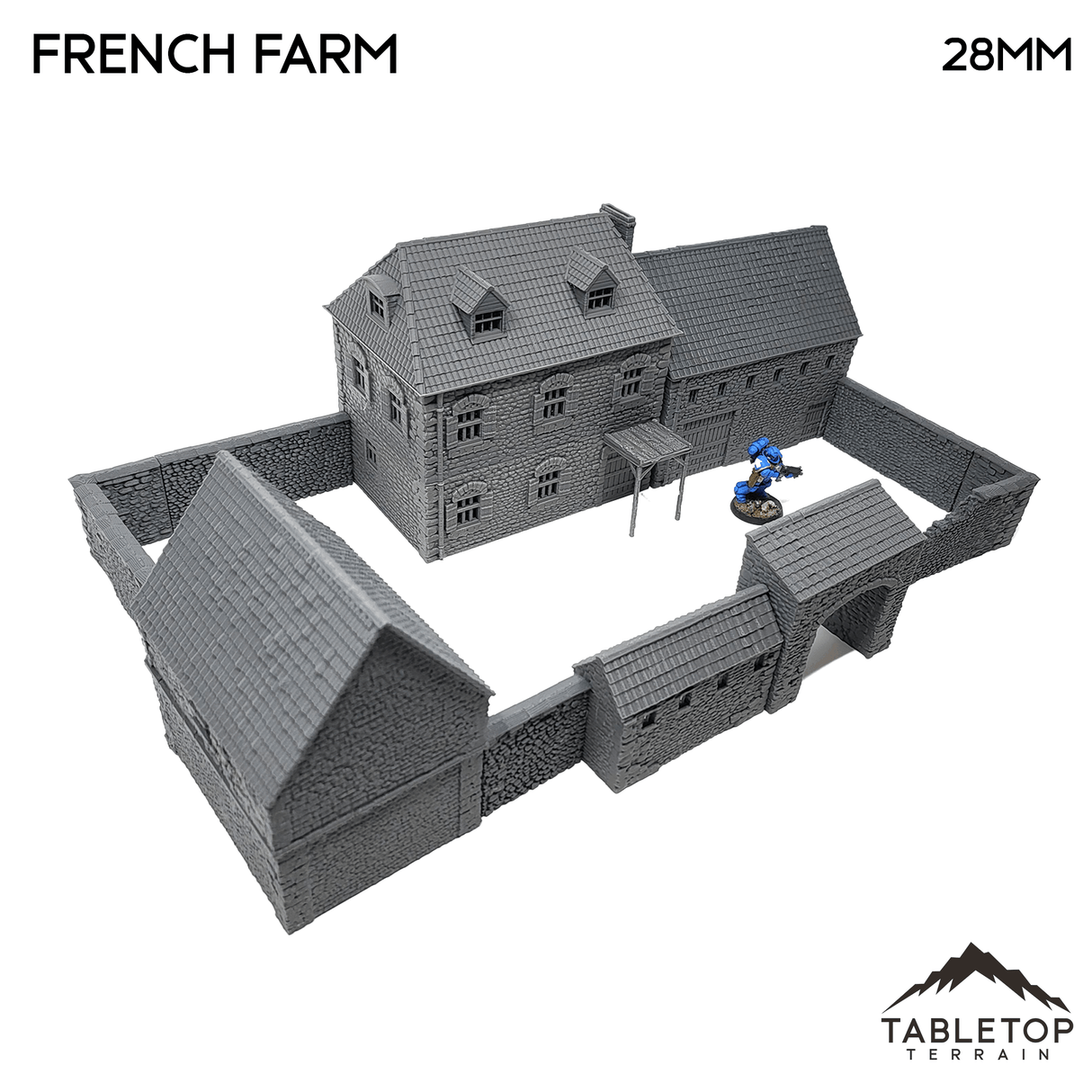 Tabletop Terrain Building French Farm - WWII - Building