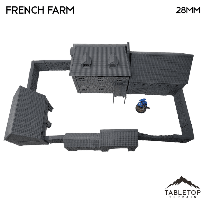 Tabletop Terrain Building French Farm - WWII - Building