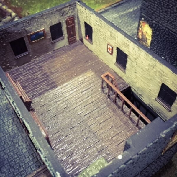 Tabletop Terrain Building French Farmhouse - WWII Building