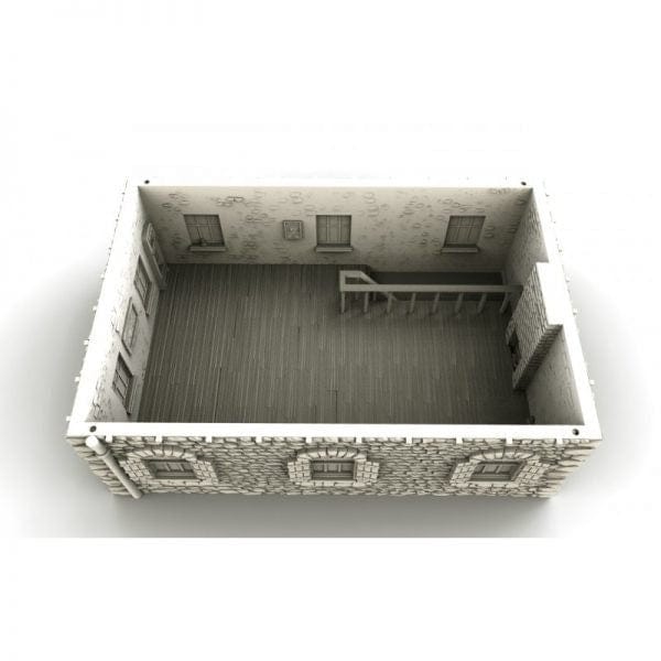 Tabletop Terrain Building French Farmhouse - WWII Building