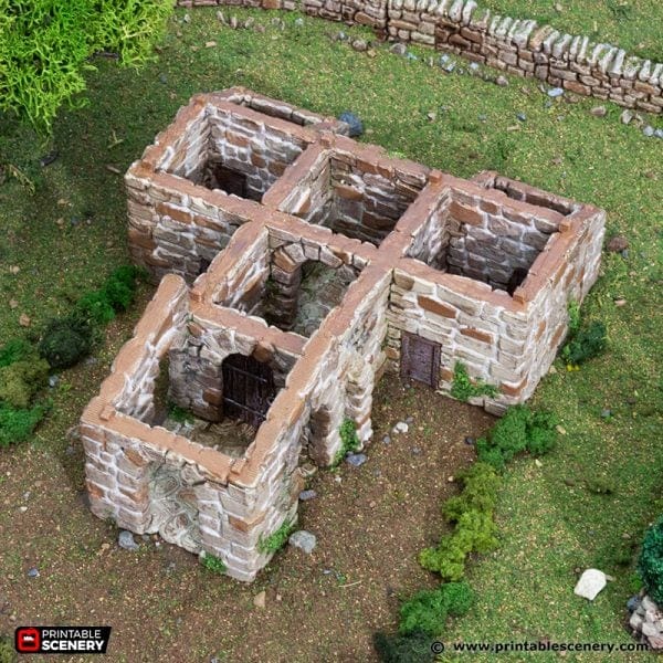 Tabletop Terrain Building French Mausoleum - Country & King - Fantasy Historical Building