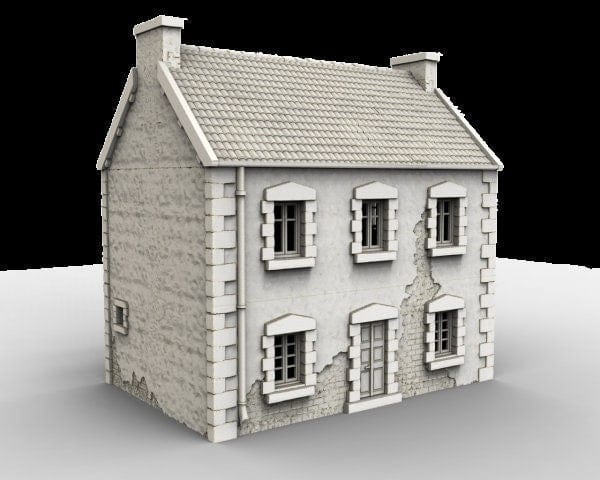 Tabletop Terrain Building French Townhouse - WWII Building