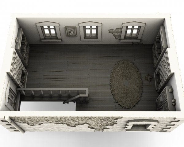 Tabletop Terrain Building French Townhouse - WWII Building