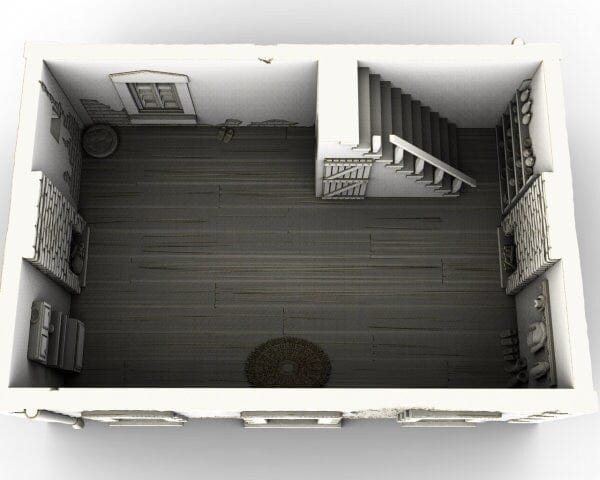 Tabletop Terrain Building French Townhouse - WWII Building