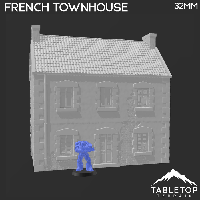 Tabletop Terrain Building French Townhouse - WWII Building
