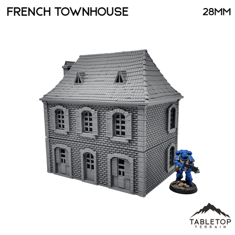 Tabletop Terrain Building French Townhouse - WWII Building