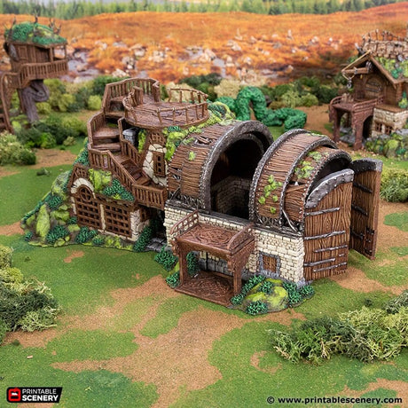 Tabletop Terrain Building Gaffer's Guild Workshop- Rise of the Halflings - Fantasy Building